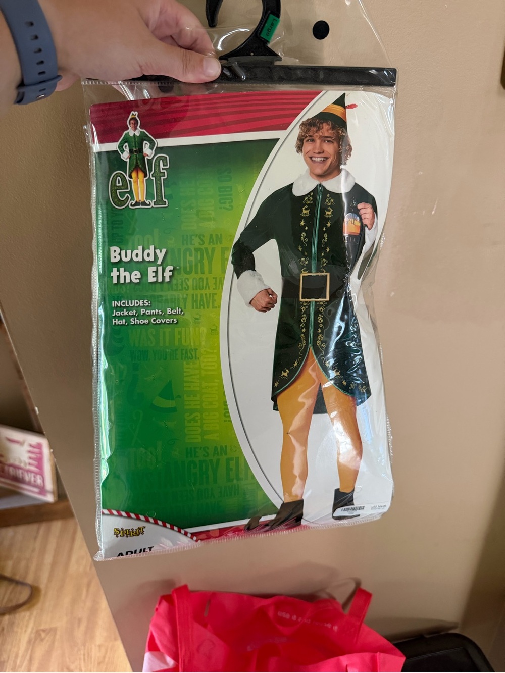 ELF Buddy the Elf Costume - Green, Yellow, White